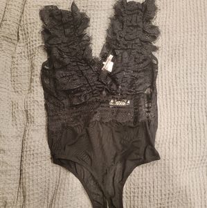 Vici Vinana Black Lace Bodysuit